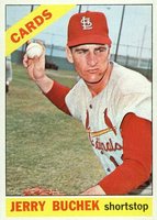 1966 Topps #454 Jerry Buchek Baseball Card