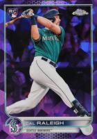 2022 Topps Chrome Sapphire Edition #277 Cal Raleigh Purple Baseball Card