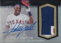 2018 Topps Dynasty Autographed Patch #ABL4 Adrian Beltre Baseball Card