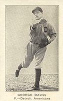 1922 American Caramel--Series of 120 ! RB # George Dauss Baseball Card