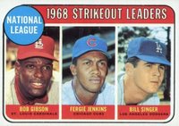 1969 Topps #12 N.L. Strikeout Leaders Baseball Card