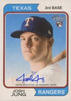 2023 Topps Heritage Real One Autographs #ROAJJ Josh Jung Baseball Card
