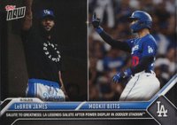 2023 Topps Now #736 LeBron James/Mookie Betts Baseball Card
