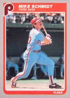 1985 Fleer #265 Mike Schmidt Baseball Card