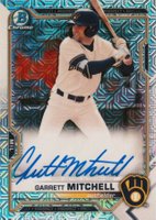 2021 Bowman Mega Box Chrome Autographs #BMAGM Garrett Mitchell Baseball Card