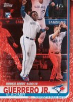 2019 Topps Mini #US62 Vladimir Guerrero Jr. Red Baseball Card