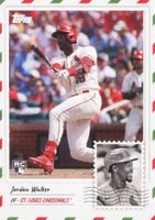 2023 Topps Holiday Countdown #8 Jordan Walker Baseball Card