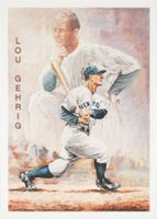 1994 Ted Williams Co. Locklear Collection #LC13 Lou Gehrig Baseball Card