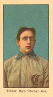 1916 Mothers' Bread # Joe Tinker Portrait Baseball Card
