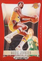 2023 Panini Prizm Deca #67 Magic Johnson Red Prizm Basketball Card