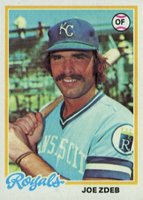 1978 Topps #408 Joe Zdeb Baseball Card