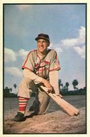 1953 Bowman Color #81 Enos Slaughter Baseball Card