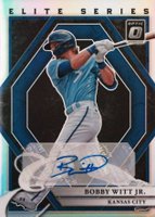 2022 Panini Donruss Optic Elite Series Signatures #EESBW Bobby Witt Jr. Holo Baseball Card