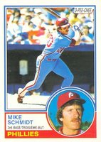 1983 O-Pee-Chee #300 Mike Schmidt Baseball Card