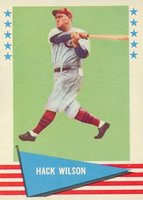 1961 Fleer #87 Hack Wilson Baseball Card