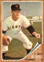 1962 Topps #429 Bill O'Dell Baseball Card