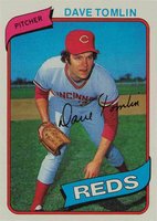 1980 Topps #126 Dave Tomlin Baseball Card