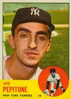 1963 Topps #183 Joe Pepitone Baseball Card