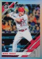 2019 Panini Donruss Optic #170 Mike Trout Holo Baseball Card