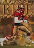 1999 Metal Universe #135 Jerry Rice Precious Metal Gems Football Card
