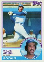 1983 Topps #136 Willie Aikens Baseball Card