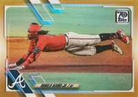 2021 Topps #263 Ronald Acuna Jr. Gold Foil Baseball Card