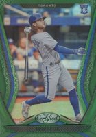 2020 Panini Chronicles Certified #10 Bo Bichette Green Baseball Card