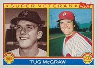 1983 Topps #511 Tug McGraw Baseball Card
