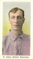 1910 Sporting Life # Tom Jones Detroit Baseball Card