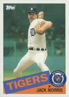 1985 Topps #610 Jack Morris Baseball Card
