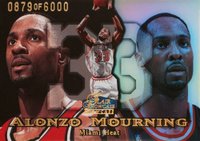 1998 Flair Showcase #62 Alonzo Mourning Row 1 Basketball Card