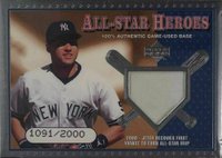 2001 Upper Deck All-Star Heroes #DJ Derek Jeter Base Baseball Card