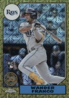 2022 Topps Silver Pack 1987 Chrome Promo #T87C216 Wander Franco Series 2 Baseball Card