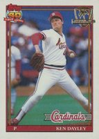 1991 Topps Desert Shield #41 Ken Dayley Baseball Card