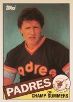 1985 Topps Tiffany #208 Champ Summers Baseball Card