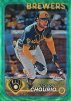 2024 Topps Chrome #161 Jackson Chourio Green Wave Baseball Card