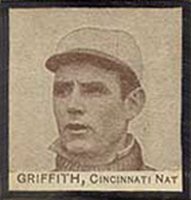 1909 Strip Card # Clark Griffith Baseball Card