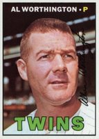 1967 Topps #399 Al Worthington Baseball Card