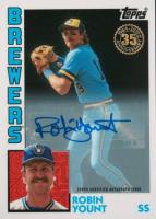 2019 Topps Silver Pack 1984 Chrome Promo Autographs #24 Robin Yount Baseball Card