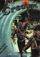 1997 Finest #287 Michael Jordan Refractor Basketball Card