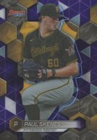 2023 Bowman's Best Top Prospects #TP22 Paul Skenes Purple Refractor Baseball Card