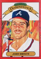 1990 Donruss #8 John Smoltz Diamond Kings Baseball Card
