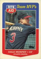 1988 Rite Aid #1 Dale Murphy Baseball Card