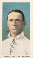 1910 Sporting Life # Fred Tenney Blue Background Baseball Card
