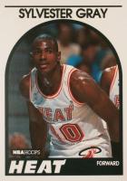 1989 Hoops #204 Sylvester Gray Basketball Card