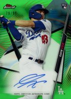 2020 Finest Autographs #FAGL Gavin Lux Green Refractor Baseball Card