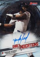 2018 Bowman's Best Early Indications Autograph #EIAYA Yordan Alvarez Baseball Card