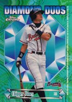 1997 Topps Chrome Diamond Duos #DD1 Chipper Jones/Andrew Jones Refractor Baseball Card