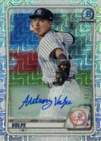 2020 Bowman Chrome Mega Box #BCP139 Anthony Volpe Throwing-Autograph Baseball Card