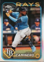 2024 Topps Chrome #213 Junior Caminero Refractor Baseball Card